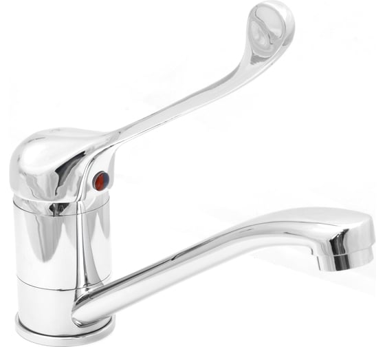 Изображение товара Смеситель для кухни SANTREK AQUA-630 "MODERN" d-40 на гайке, средний нос SB35 Хирургический 276683