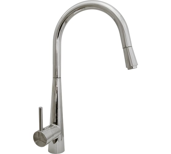 Изображение товара Смеситель для кухни SANTREK AQUA-1040 "PRESTIGE" (SAP-1040) d-35 с выдвижным изливом (хром) 288292