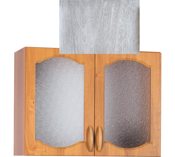 Изображение товара Шкаф для посуды SANTREK ширина 60 см берёза со стеклом фасад МДФ 64313