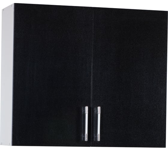 Изображение товара Шкаф для посуды SANTREK ширина 80 см черный металлик с сушкой фасад МДФ 48235