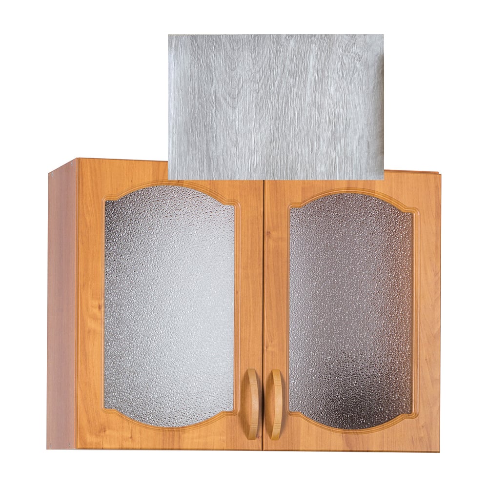 Изображение товара Шкаф для посуды SANTREK шириной 80 см берёза стекло МДФ