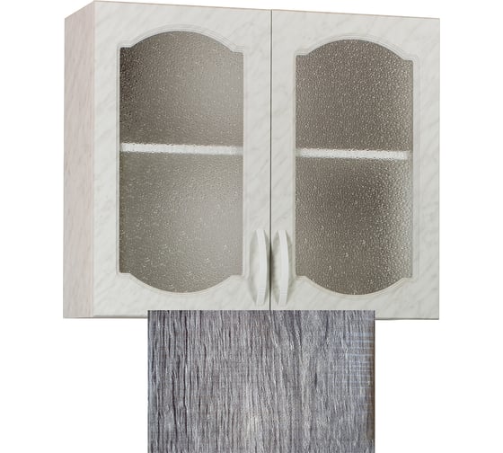 Изображение товара Шкаф для посуды SANTREK ширина 60 см Турин со стеклом фасад МДФ 64283