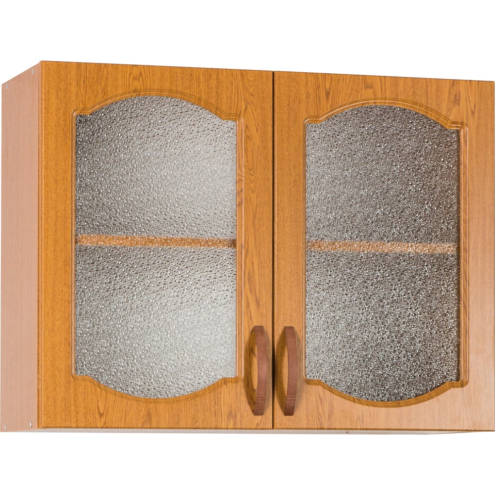 Изображение товара Шкаф для посуды SANTREK 80 см дуб-рустик со стеклом