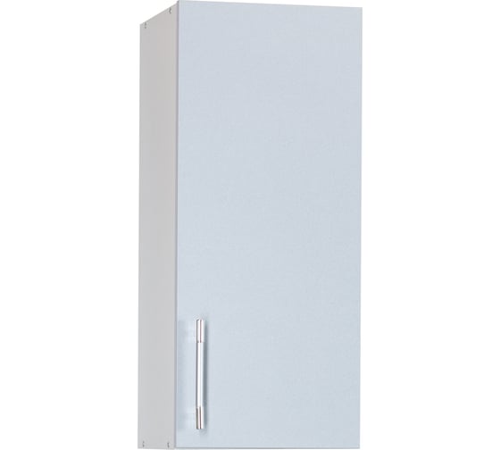 Изображение товара Шкаф для посуды SANTREK ширина 30 см серебристый металлик фасад МДФ 48977