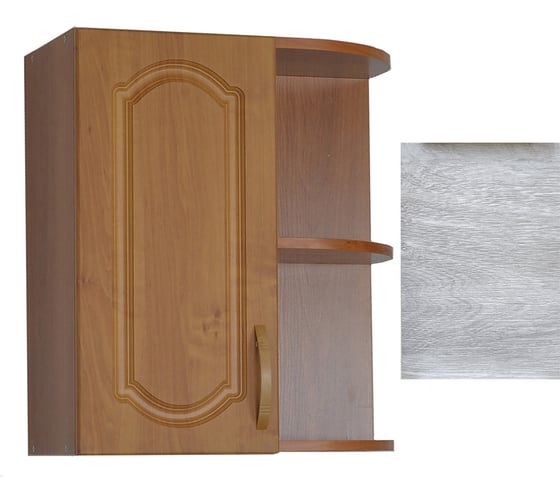 Изображение товара Торцевой шкаф для посуды SANTREK берёза фасад МДФ 300x550 мм 64315