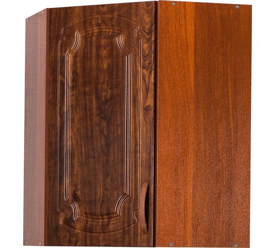 Изображение товара Угловой шкаф для посуды SANTREK 55x55 см кедр глянец фасад МДФ 29011