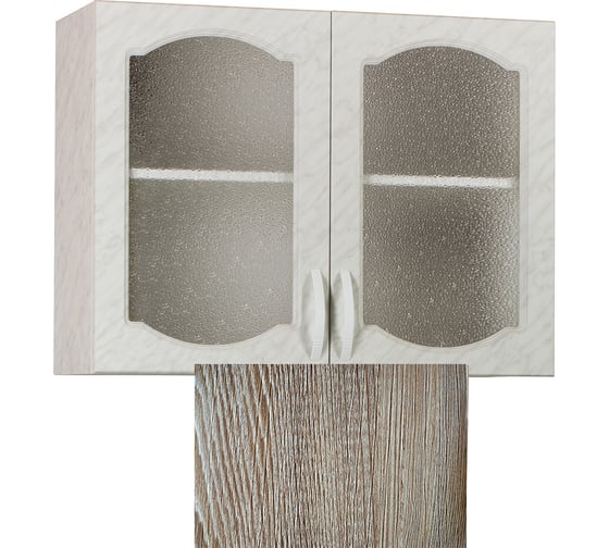 Изображение товара Шкаф для посуды SANTREK ширина 80 см Ель со стеклом фасад МДФ 64221