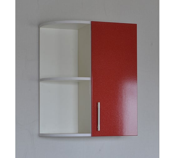 Изображение товара Торцевой шкаф SANTREK красный металлик фасад МДФ 300x550 мм 59092