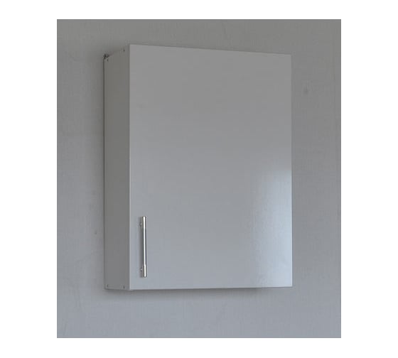 Изображение товара Шкаф для посуды SANTREK ширина 50 см белый металлик с сушкой фасад МДФ 23256