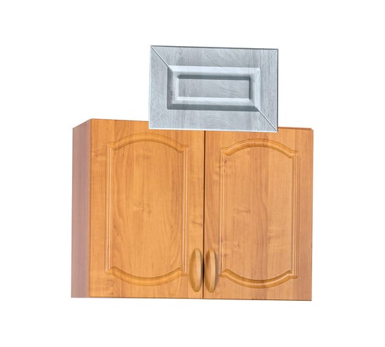 Изображение товара Шкаф для посуды SANTREK ширина 80 см берёза фасад МДФ 64312