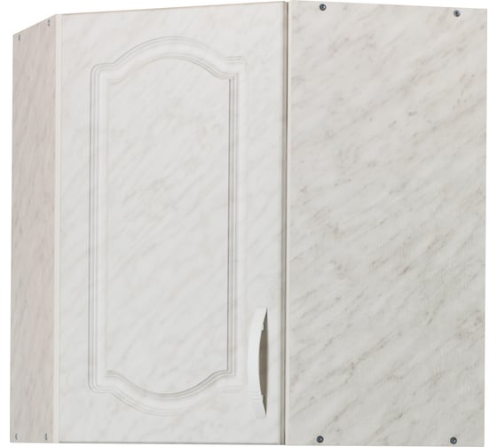 Изображение товара Угловой шкаф для посуды SANTREK 55x55 см карара фасад МДФ 26640