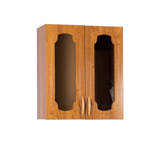 Изображение товара Шкаф для посуды SANTREK ширина 60 см ольха со стеклом фасад МДФ 55546