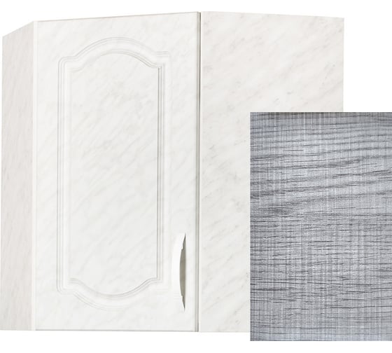 Изображение товара Угловой шкаф для посуды SANTREK 55x55 см Сакура фасад МДФ 64256