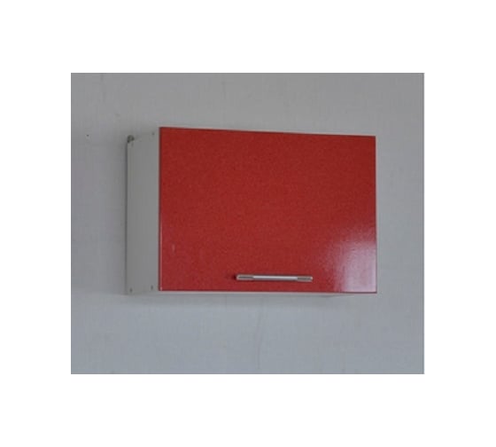 Изображение товара Шкаф-хлебница SANTREK ширина 60 см красный металлик фасад МДФ 52925