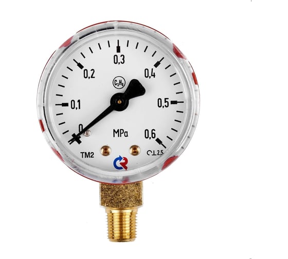 Изображение товара Манометр 0.6 МПа, пропан, 1/8" NPT ПТК 00000041915