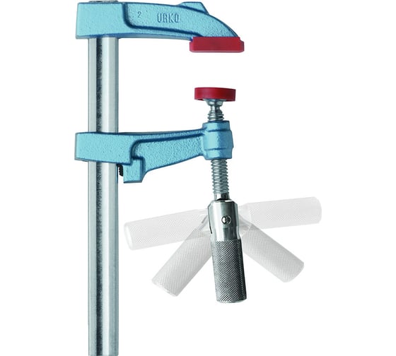 Изображение товара Струбцина URKO SUPER-EXTRA 4021-HА со складной ручкой, 18x7, 120 мм, 15 см  2015015