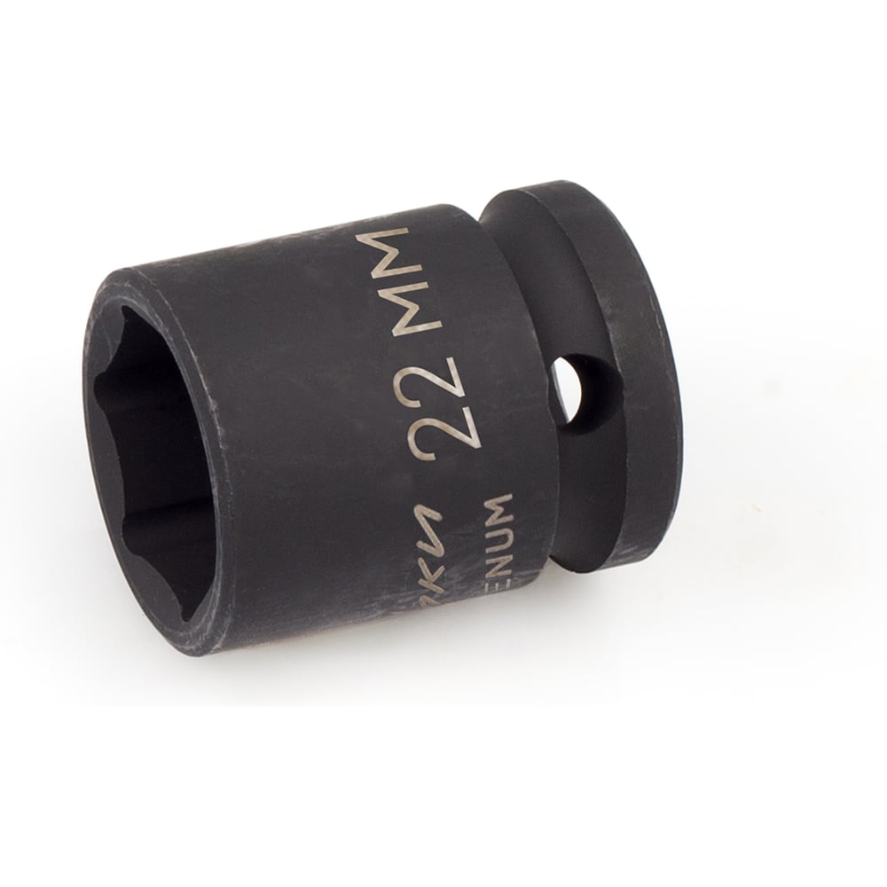 Изображение товара Головка ударная 6-ти гранная 22 мм, 1/2 дюйма, CrMo, торцевая Дело Техники 660022