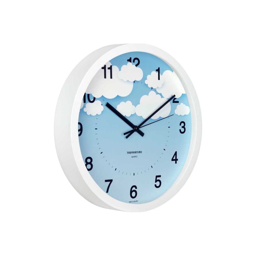 Настенные часы TROYKATIME часы настенные 52 см серо голубой