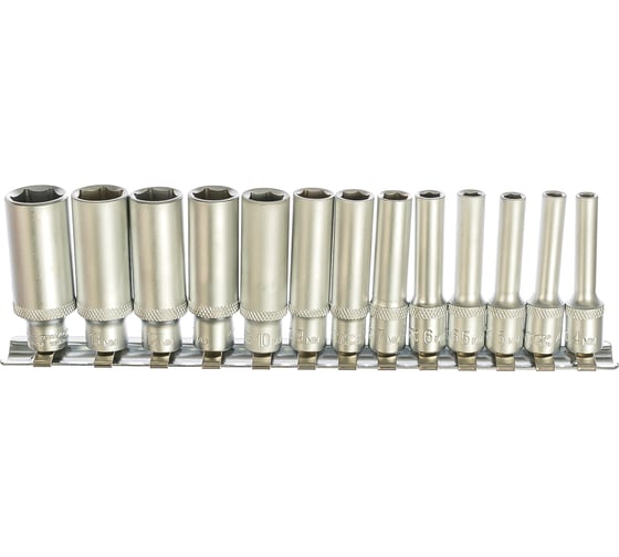 Изображение товара Набор головок шестигранных удлинённых Дело Техники 1/4" 13шт. 600313