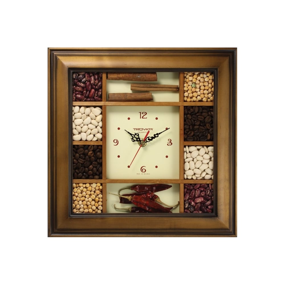 Изображение товара Настенные механические часы TROYKATIME Тройка Специи 31361367 стильные современные