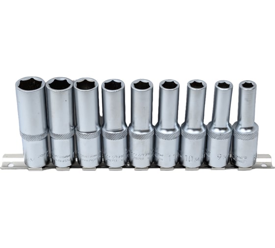 Изображение товара Набор головок шестигранных удлинённых Дело Техники 1/2" 9шт. 620309