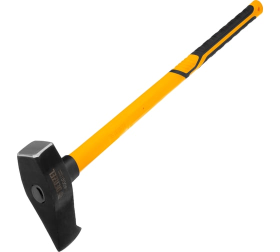 Изображение товара Кованый колун-кувалда Denzel 4000 г, фибергласовая рукоятка c TPR покрытием, 880 мм 21852