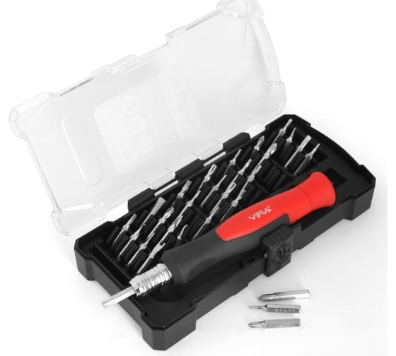 Изображение товара Набор бит для точных работ с держателем (30 предметов) VIRA 305081