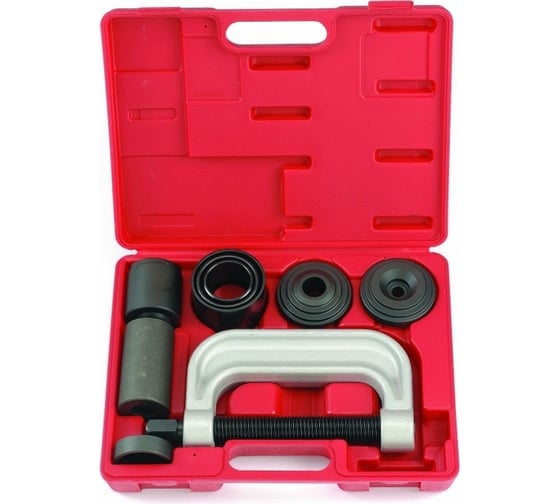 Изображение товара Набор оправок для монтажа и демонтажа сайлентблоков, кейс, 10шт МАСТАК 110-20010C