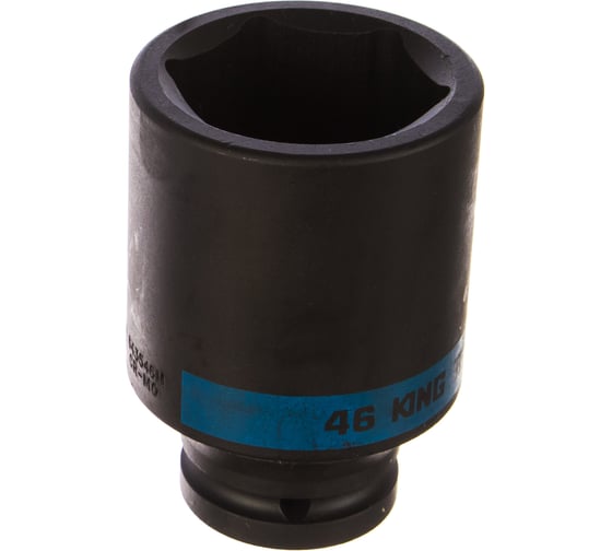 Изображение товара Головка торцевая ударная глубокая шестигранная (46 мм; 3/4") KING TONY 643546M