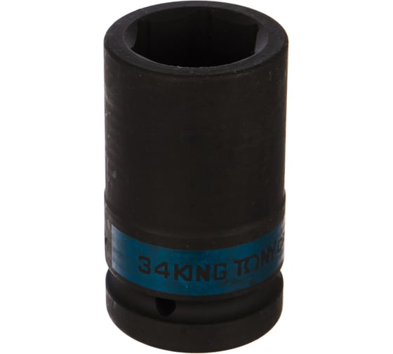Изображение товара Головка торцевая ударная глубокая шестигранная (34 мм; 1") KING TONY 843534M