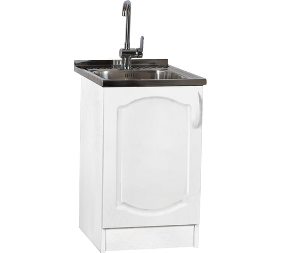 Изображение товара Тумба SANTREK 50х50, ясень белый, фасад МДФ 282747