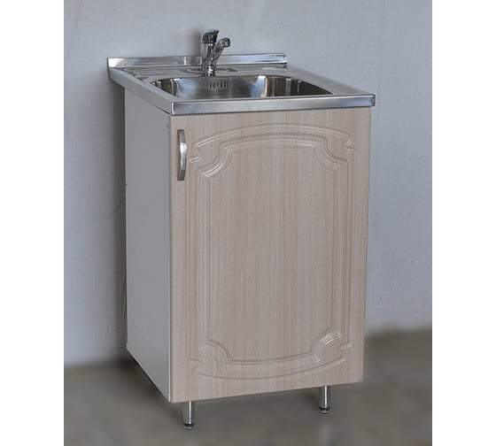 Изображение товара Тумба SANTREK 50х50, дуб светлый, глянец, фасад МДФ 53701