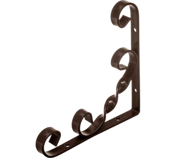 Изображение товара Декоративный кронштейн СИБРТЕХ 150х150 мм коричневый 94054