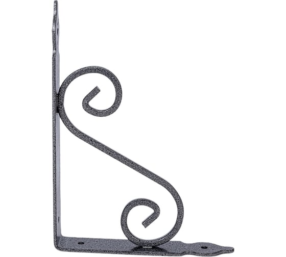 Изображение товара Декоративный кронштейн СИБРТЕХ 190х140х25х3 мм темно-серый 94061