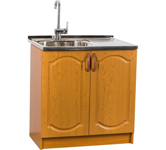 Изображение товара Тумба SANTREK 80х50, дуб-рустик, 2 дверцы, фасад МДФ 26024