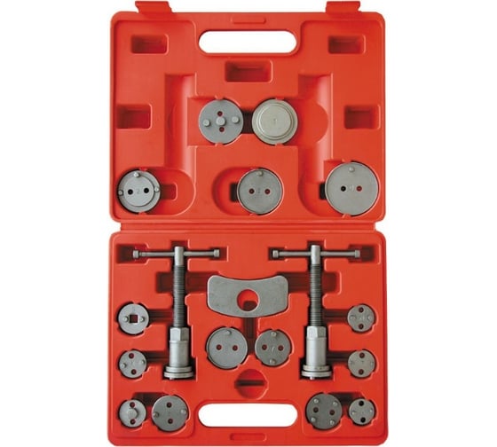 Изображение товара Комплект для развода поршней тормозных цилиндров (правая и левая резьба) 18 предметов Сорокин 30.114