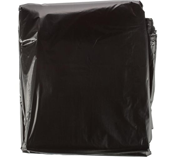 Изображение товара Мешки для мусора ПВД (240 л, 60  мкм, 50 шт, черные, 100x140 см) ООО Комус 974957