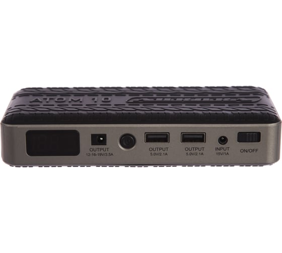 Изображение товара Пусковое устройство нового поколения Aurora ATOM 10 12В, 9600мАч, 35.5Вт*ч, 300/600А 18906