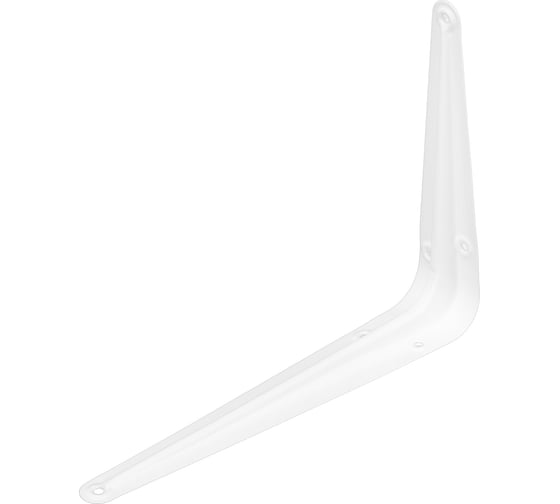 Изображение товара Угловой кронштейн с ребром СИБРТЕХ 150x200 мм, белый 93952