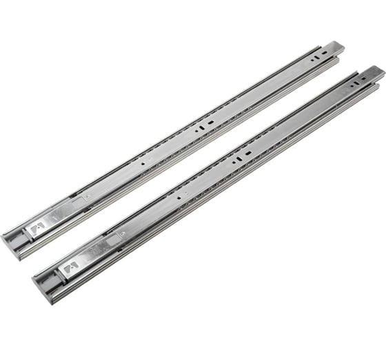 Изображение товара Шариковые направляющие полного выдвижения lemax с доводчиком + push-to-open, 550 мм M45-550-D-PO-F