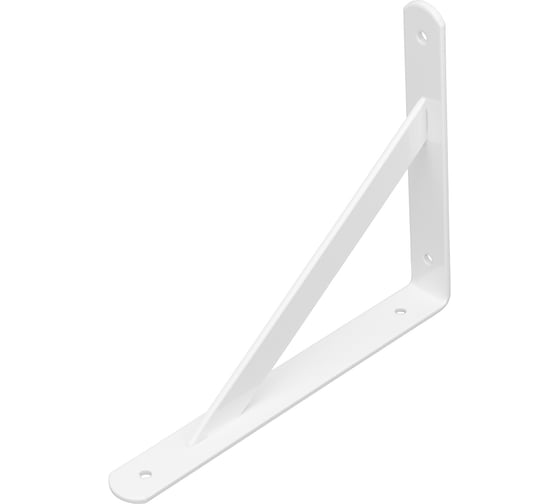 Изображение товара Усиленный кронштейн СИБРТЕХ 250х200х30х4 мм белый 94045