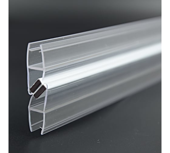 Изображение товара Магнитный уплотнительный профиль SERVICE PLUS 90 скошенный, для стекла 8 мм, 2500 мм, premium PVH04-914KW8