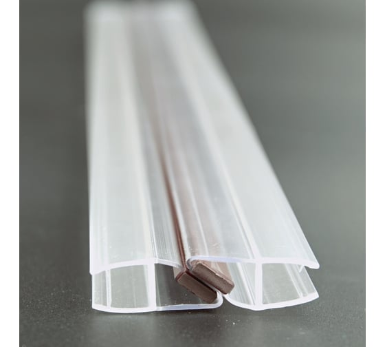 Изображение товара Магнитный уплотнительный профиль SERVICE PLUS 90 скошенный, для стекла 8 мм, 2200 мм, premium PVH04-915KW8