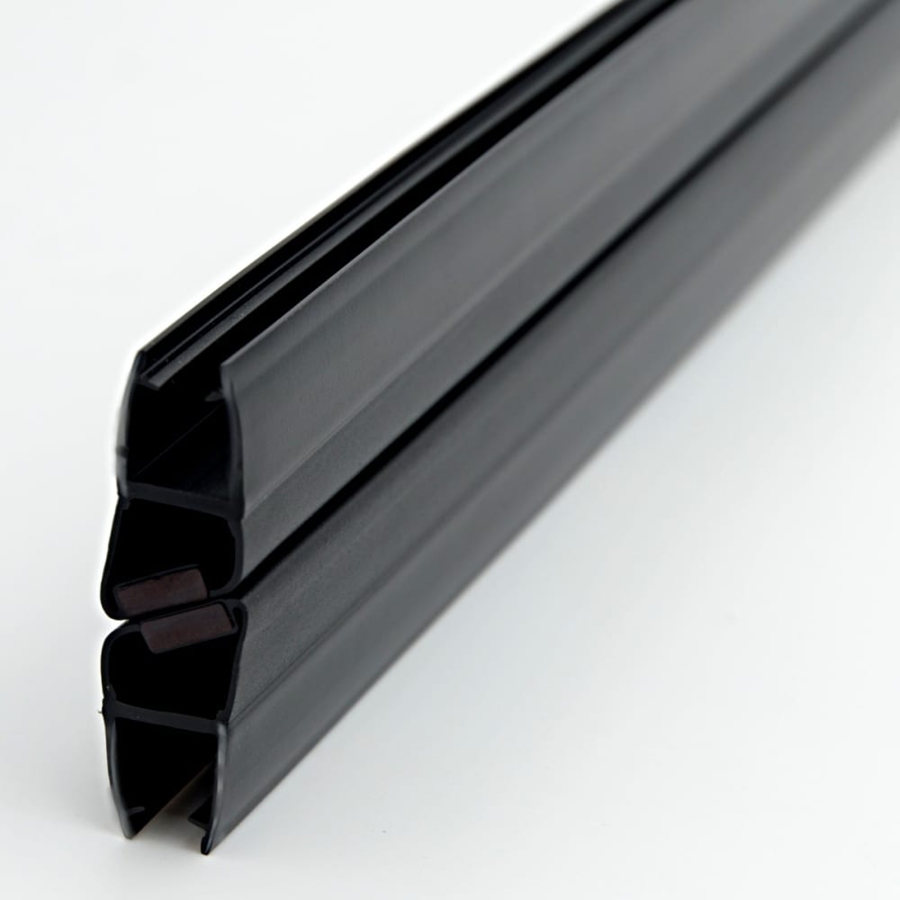 Магнитный уплотнительный профиль для стекла 8 мм SERVICE PLUS, цвет черный матовый, размер 8