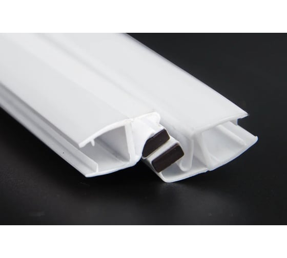 Изображение товара Магнитный уплотнительный профиль SERVICE PLUS для стекла 8 мм, регулируемый 90-180, 2500 мм, premium PVH04-907WM8