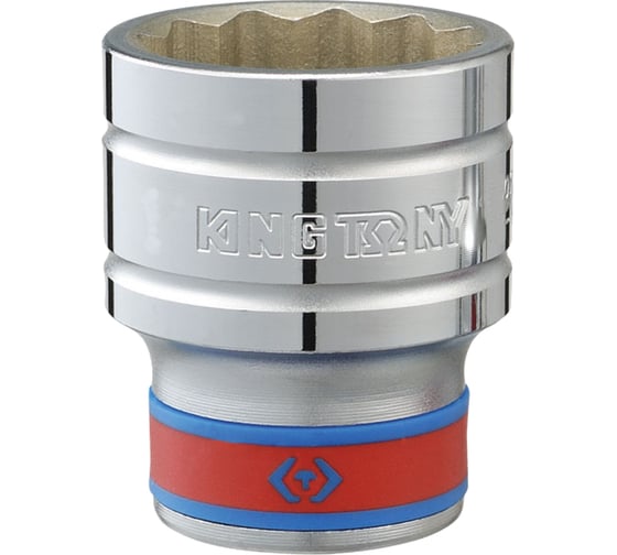 Изображение товара Головка торцевая двенадцатигранная (1 1/8"; 1/2") KING TONY 433036S