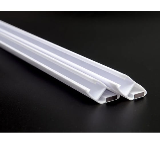 Изображение товара Магнитный уплотнительный профиль SERVICE PLUS 180 скошенный угол, для стекла 8 мм, 2500 мм, premium PVH04-902WM8