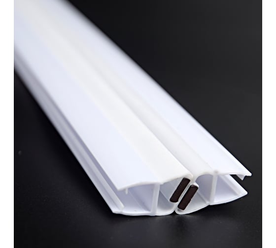 Изображение товара Магнитный уплотнительный профиль SERVICE PLUS 135 скошенный угол, для стекла 8 мм, 2500 мм, premium PVH04-904WM8