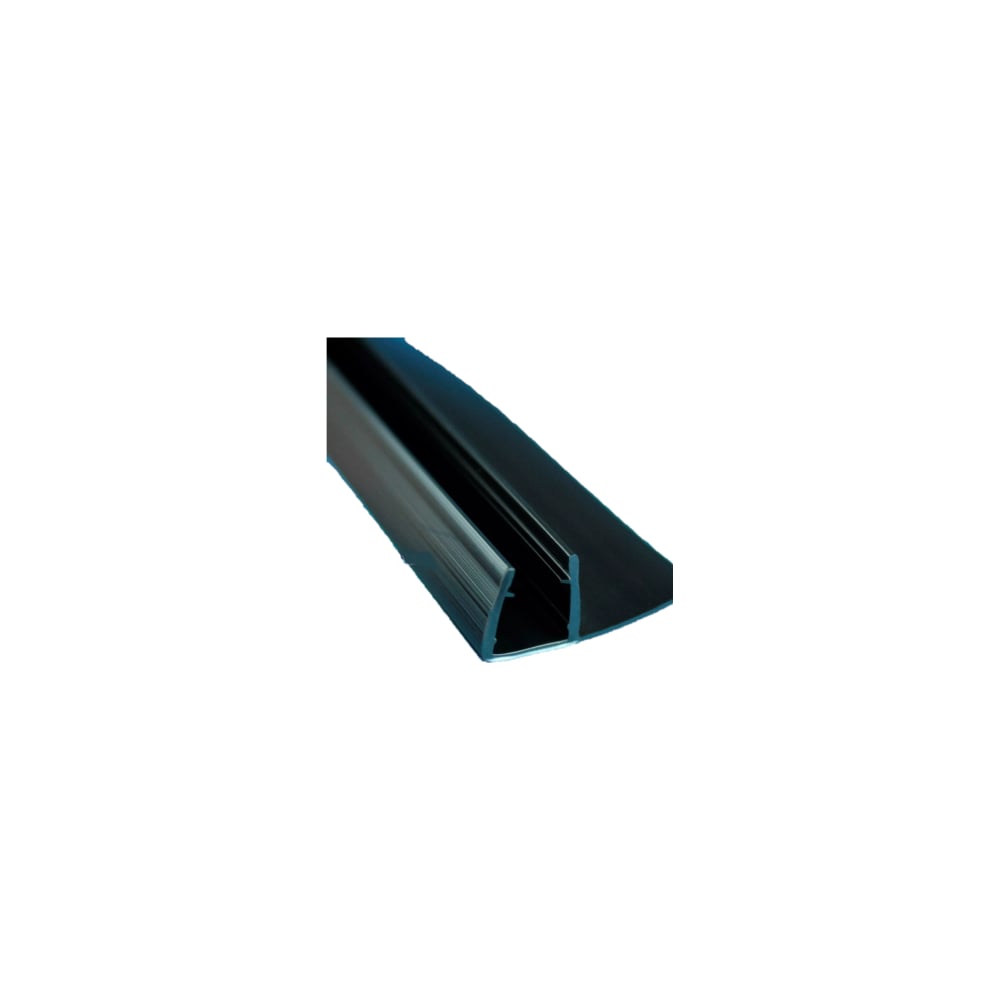 Уплотнительный профиль для распашной двери SERVICE PLUS, цвет черный матовый, размер 8