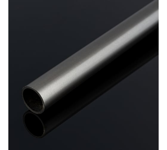 Изображение товара Труба SERVICE PLUS ф19x1.5 мм, 3000 мм, grit 10k, графит матовый, sus304 Т02-700GRF-GRIT10K/sus304